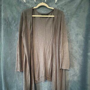 Luxurious Latte colored TAHARI Linen Sweater L